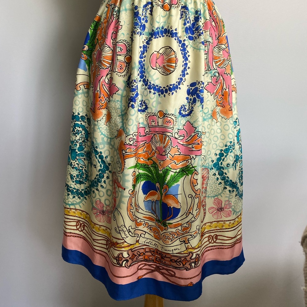 Anthropologie silk dress - Picture 3 of 10